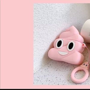 NEW Cute 3D Cartoon AIrPod Case W/Ring Strap